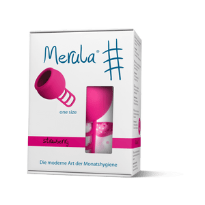 MERULA Menstrual Cup One Size - Strawberry (Pink)