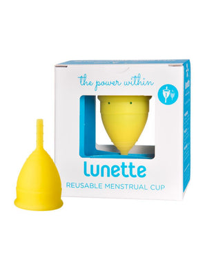 
            
                Load image into Gallery viewer, LUNETTE Menstrual Cup - Yellow
            
        